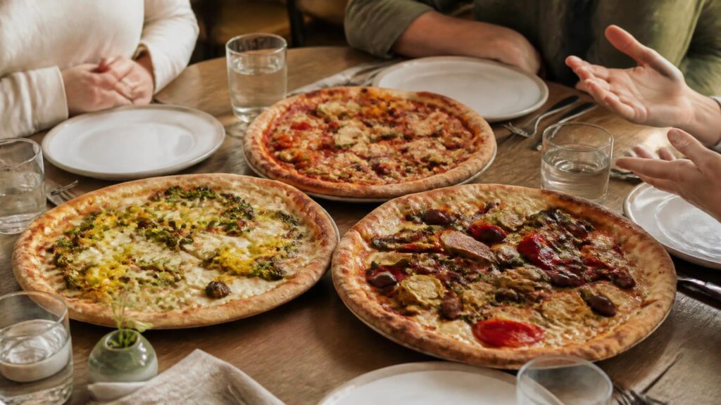 choosing a pizza place in canning town for a mixed group