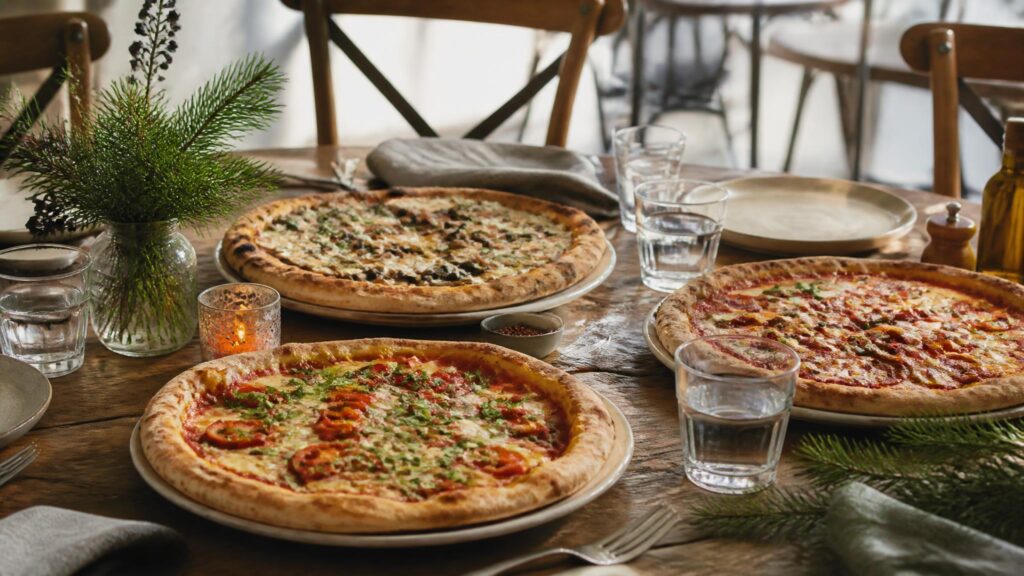 christmas office party restaurant or workplace catering