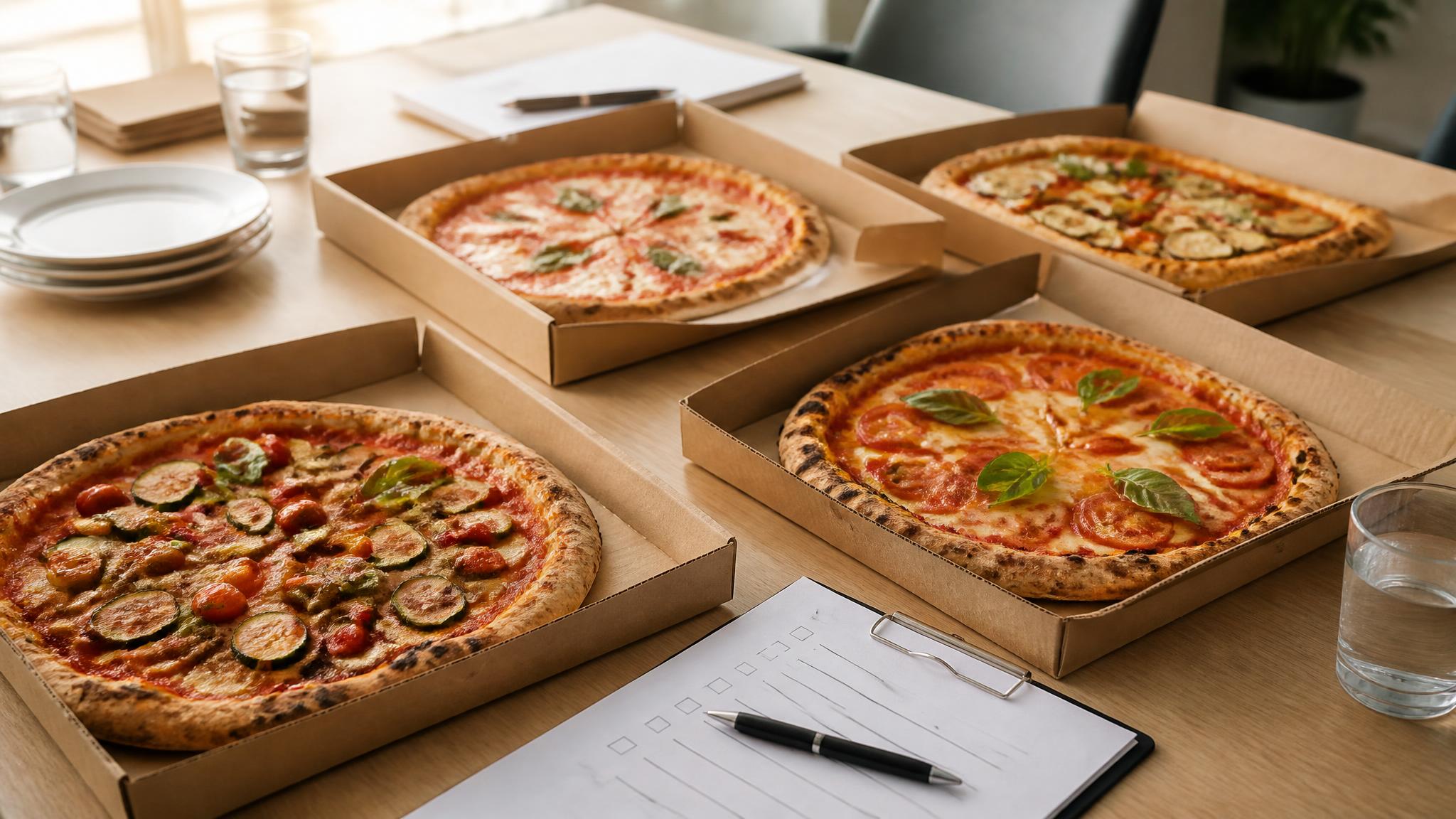Office Pizza Catering in Canning Town: A Delivery Checklist Illustrative pizza catering banner